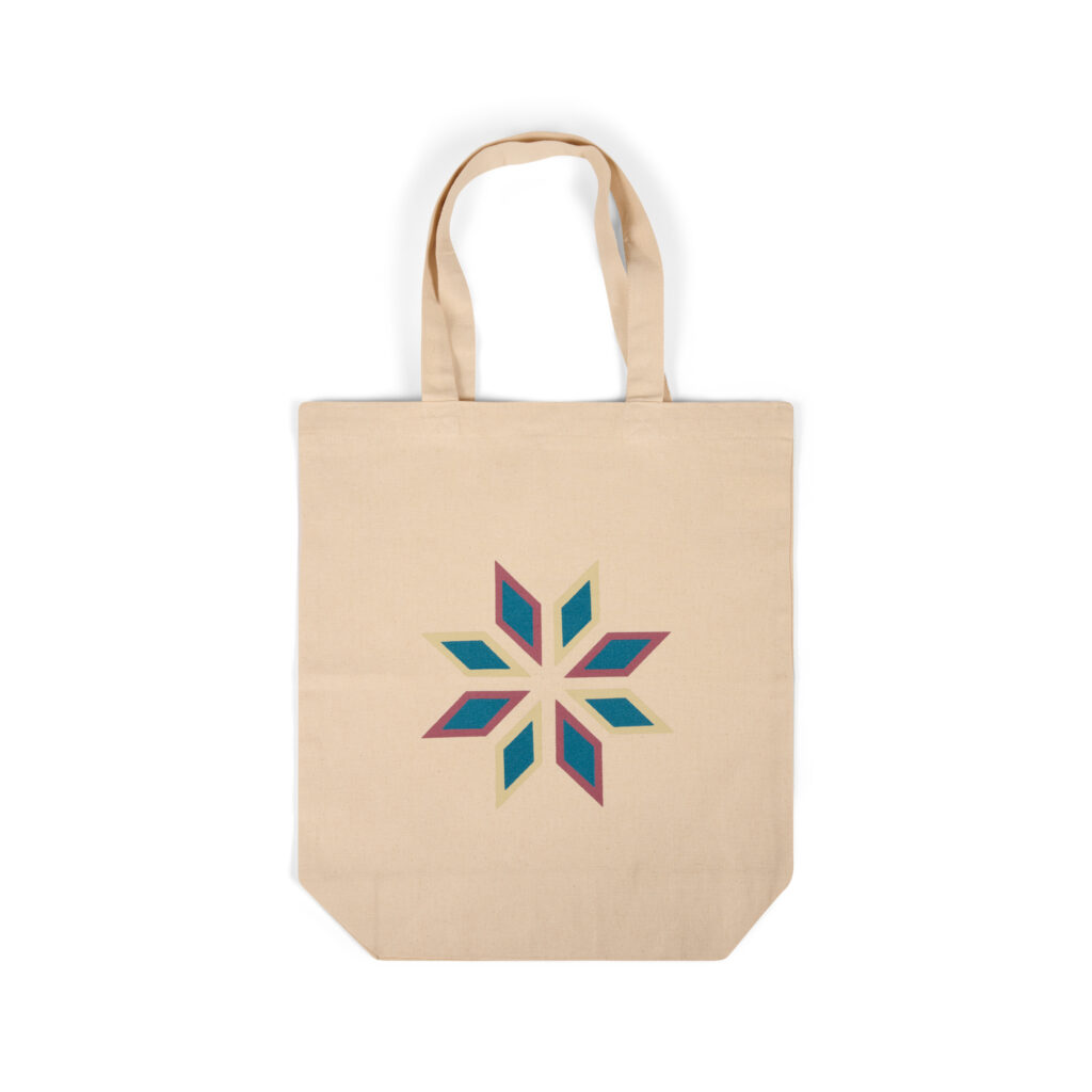 Sac en coton naturel 35x40+12 cm, soufflet de fond, 226 gr, impression 3 couleurs verso, fabrication indienne