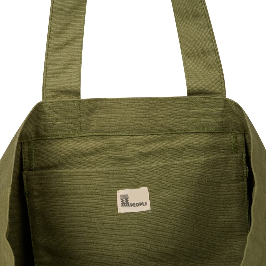 Détail poche intérieure sac canvas